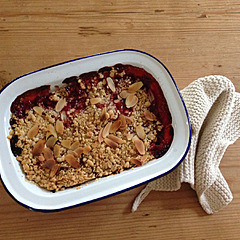 Rhubarb Crumble