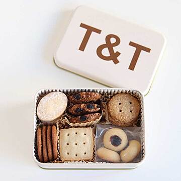 TEA & TREATS 英国ビスケット缶 