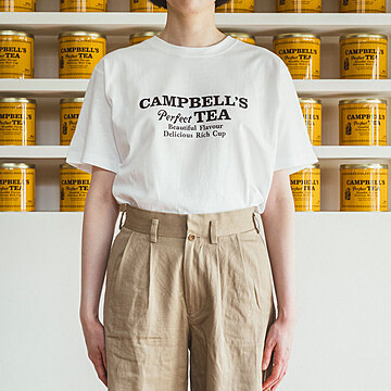 Campbell's Perfect Tea ロゴ入りTシャツ 