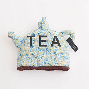 TIPTOE ティーポットのティーコージー〈ブルー花柄〉 